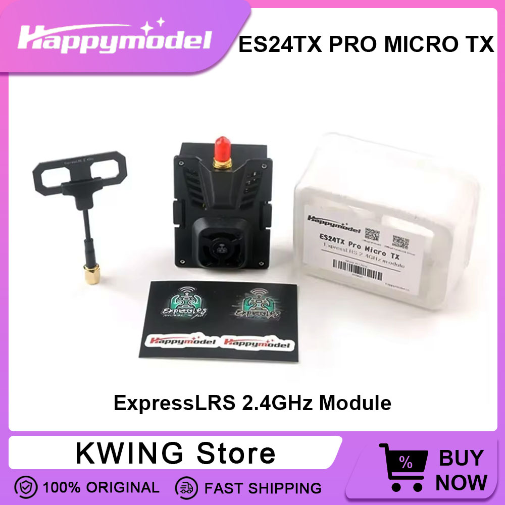 Happymodel Expresslrs Elrs Es24Tx Pro 1000Mw - โมดูล HappyModel ES24TX Pro 1000mW 2.4G