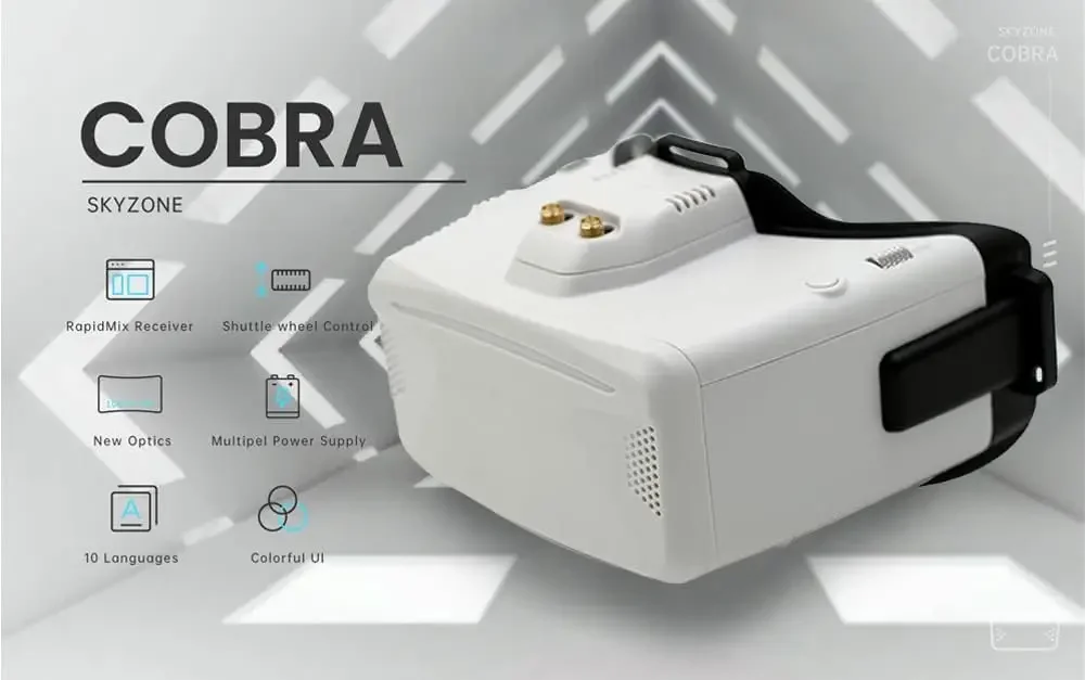 แว่นตา FPV SKYZONE Cobra X V4  - Skyzone Cobra X V2 Fpv Goggles บทวิจารณ์และราคา