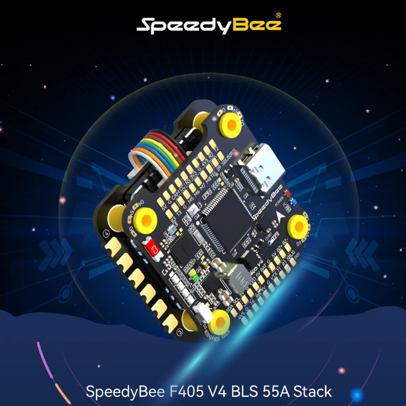 ชุดควบคุมความเร็ว SpeedyBee F4 - Speedybee F405 V4 Bls 55A Stack บทวิจารณ์และราคา